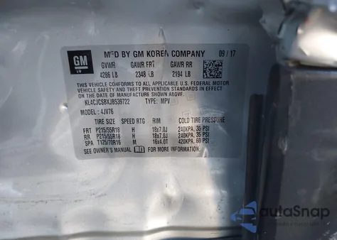 2018 Buick Encore Essence из США, поврежденный, VIN KL4CJCSBXJB539722